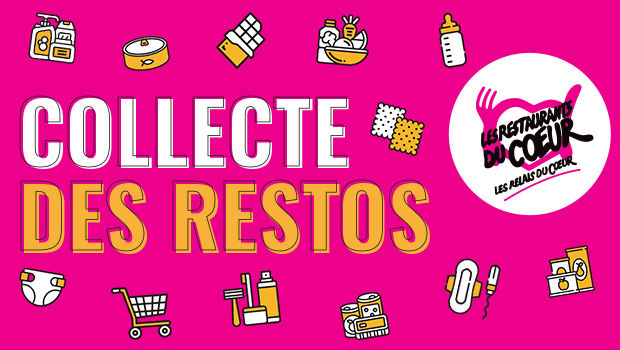 La collecte des Restos du Cœur revient le 6, 7 et 8 mars 2026 !