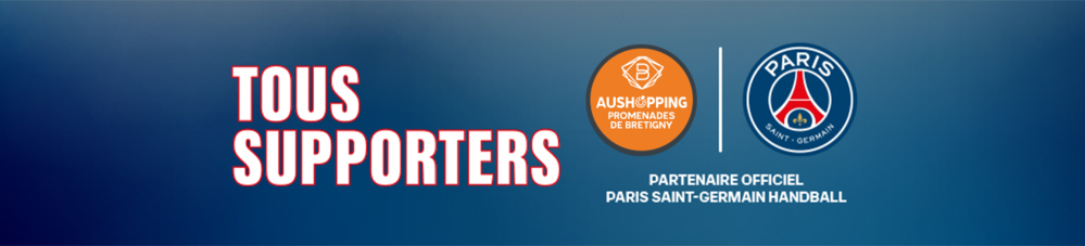 Aushopping Promenades de Bretigny partenaire officiel du HAND PSG