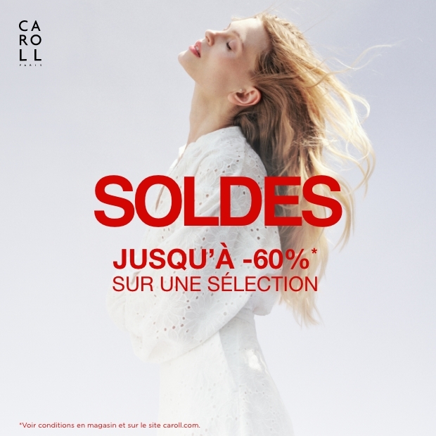 Soldes : dernières démarques chez Caroll !