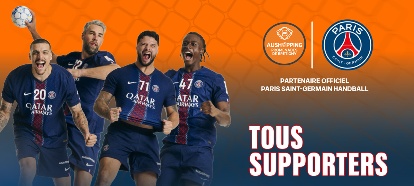 Tous Supporters partenaire officiel du paris saint germain handball