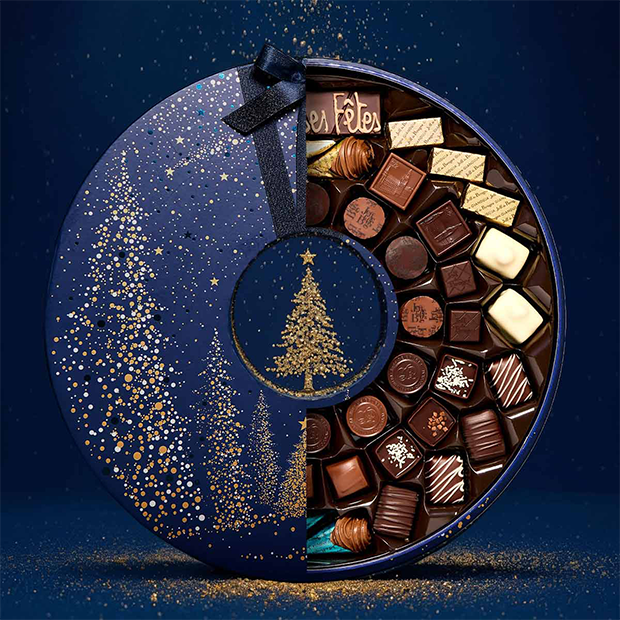 Jeff de Bruges | Boite en forme de couronne de Noël