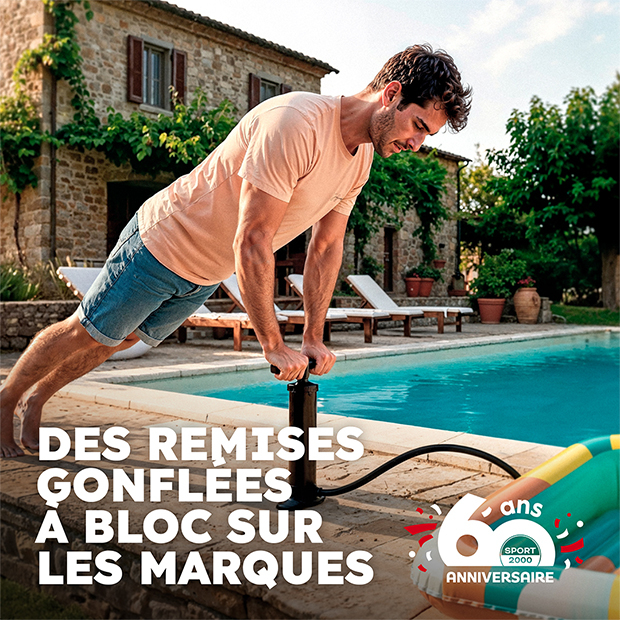 Sport 200 remises pour les vacances d'été